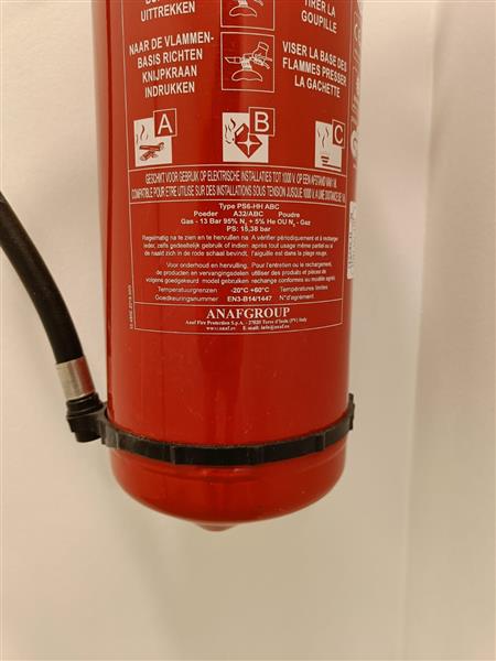 Brandblusser 6 kg voor huis en bedrijf